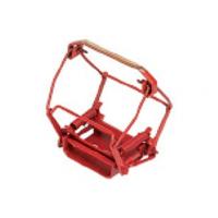 Sommerfeldt 740 N Stromabn. DR alt rot lackiert, Paar