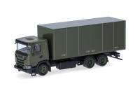 Herpa 747226 - Spur HO Scania XT17 Koffer-LKW 3achs "Schwedische Armee"