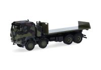 Herpa747356 - Spur HO  Iveco Trakker geschützt Wechsellader-LKW 8x8