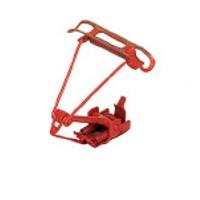 Sommerfeldt 769 N Einholmstromabn. rot lackiert, o. Isolatoren, Paar