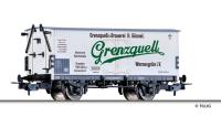Tillig 77069 - Spur HO Kühlwagen 'Brauerei Grenzquell', DRG, Ep.II
