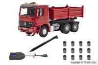 Viessmann 8001- Spur HO  CarMotion Basis Startset, MB ACTROS Muldenkipper mit Rundumleuchten, rot