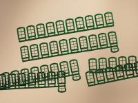 Auhagen 80209 - Spur HO Fenster grün