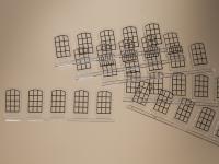 Auhagen 80213 - Spur HO Industriefenster B. Bedruckt.