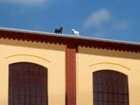 Auhagen 80402 - Spur HO Säulen und Ziegelfriese rot