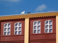 Auhagen 80403 - Spur HO Säulen und Ziegelfriese gelb