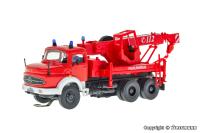 Viessmann 8052 - Spur HO Feuerwehr MB Rundhauber 3-achs Bergekran mit Rundumleuchten, Basis, Funktionsmodell