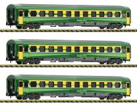Fleischmann 814439 - 3-tlg. Set: Eurofima-Wagen, GYSEV