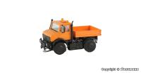 Viessmann 8180 Spur HO UNIMOG Typ U2400 mit Rundumleuchten, kommunalorange, Sound-Funktionsmodell