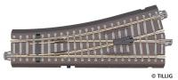 Tillig 83817 - Spur TT  Bettungsgleis grau Weiche links