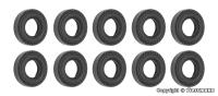 Viessmann 8425 - Spur HO Set Gummireifen, 10 Stück
