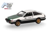 Herpa 87MC000002 - MicroCity: Toyota Corolla AE86 (1983-1985), weiß/grün