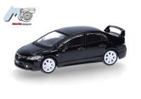 Herpa 87MC000100 - Spur H0 MicroCity:Honda Civic FD2, schwarz, Limitiertes Modell