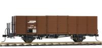 Bemo 9451115 - Spur Om RhB E 6635 Holzwand-Hochbordwagen