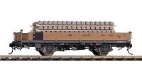 Bemo 9463104 - Spur Om RhB Kk-w 7314 Niederbordwagen mit Betonschwellen