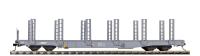 Bemo 9481112 - Spur Om RhB  Rungenwagen Rp-w 8352  4-achsig, hellgrau mit Doppelrungen - ohne Beladung