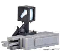 Viessmann 9565 - Spur O Weichenlaterne mit Adapter für Universal-Antrieb 4560