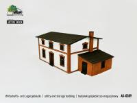 MBR model AS-0309  -  Spur HO  Wirtschafts- und Lagergebäude