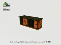 MBR model AS-0315 - Spur HO Fachwerkschuppen 1