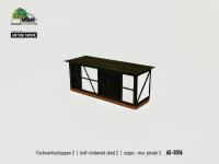 MBR model AS-0316 - Spur HO Fachwerkschuppen 2