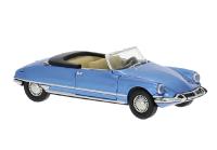 Brekina 14235 - Spur HO Citroen DS Cabrio geöffnet blau met.