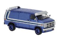 Brekina 18253 - Spur HO GMC Vandura, blau