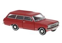Brekina 20478 Spur HO Opel Rekord B Caravan rot 1965