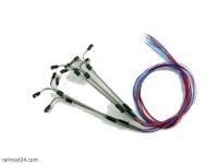 Railroad24 6384 - Spur N 5x Doppel Peitschenlampe LED N 60mm VA