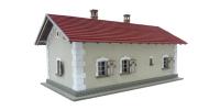 Igra Modell 151008 - Spur HO Warteraum mit Wohnung, Lasercut Bausatz