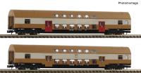 Fleischmann 6260075 - Spur N 2-tlg. Set 2: Doppelstockwagen, DR
