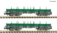 Fleischmann 826705 - 2-tlg. Set: Flachwagen, RENFE