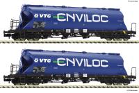 Fleischmann 849004 - 2-tlg. Set: Staubbehälterwagen, VTG