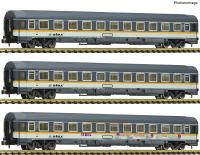 Fleischmann 881901 - 3-tlg. Set: Eurofima-Wagen, alex