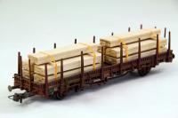 Ladegüter Bauer H01335 - Spur HO Schnittholz "Bretterstapel", 2er Set