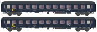 Hobbytrain H22214 - Spur N  2er Set Liegewagen Bcm 246 NS Couchette, Ep.V