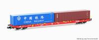 Hobbytrain H23102 - Containerwagen Sggnss 80' RCA , Beacon und NYK Logistik, Ep.VI