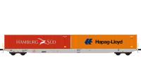 Hobbytrain H23103 - Containertragwagen Sggnss 80', Boxxpress, Ep.VI