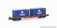 Hobbytrain H23203 - Spur N Containerwagen Sgjkkmms 699 DB, Ep.IV, P&O