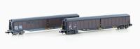 Hobbytrain H23440 - Spur N 2er Set Schiebewandwagen HABILS der SBB, Ep.V-VI