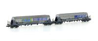 Hobbytrain H23478 - Spur N 2er Set Silowagen Taggnpps, SBB-Cargo, Graffiti
