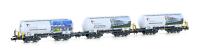 Hobbytrain H23493 - Spur N 3er Set Zementsilowagen Uacs Holcim, Ep.VI