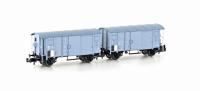 Hobbytrain H24204 -  2er Set gedeckte Güterwagen K2 SBB, EP.II
