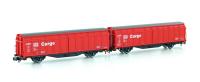 Hobbytrain H24651 - 2ER SET SCHIEBEWANDWAGEN HBBILLNS DB CARGO, EP.V