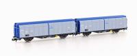 Hobbytrain H24680 - Spur N 2-tlg. Set Schiebewandwagen Hbbillns der PKP Cargo, Ep.VI