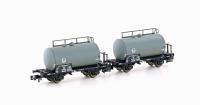 Hobbytrain H24801 - Spur N 2ER SET LEICHTBAU-KESSELWAGEN DB/EVA, EP.III
