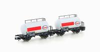 Hobbytrain H24832 - Spur N 2er Set Leichtbau-Kesselwagen DB/Esso, Ep.IV