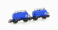 Hobbytrain H24833 -  Spur N 2er Set Leichtbau-Kesselwagen DB/Aral, Ep.IV