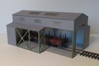 Laffont H2501 - Spur HO  Halboffene Mehrzweckhalle