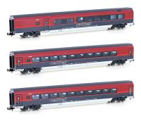Hobbytarin H25229 - Spur N 3er Set Personenwagen ÖBB Railjet, Ep.VI, Set 2