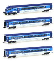 Hobbytrain H25230 - Spur N 4er Set Personenwagen CD Railjet, Ep.VI, Set 1